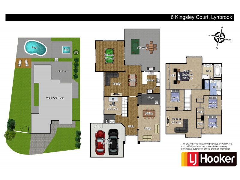 6 Kingsley Court, Lynbrook VIC 3975 Floorplan