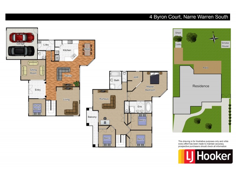 4 Byron Court, Narre Warren South VIC 3805 Floorplan