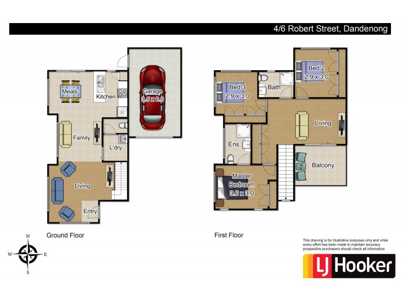 4/6 Robert Street, Dandenong VIC 3175 Floorplan