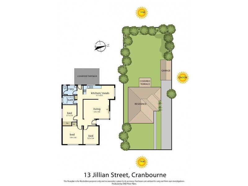 13 Jillian Street, Cranbourne VIC 3977 Floorplan