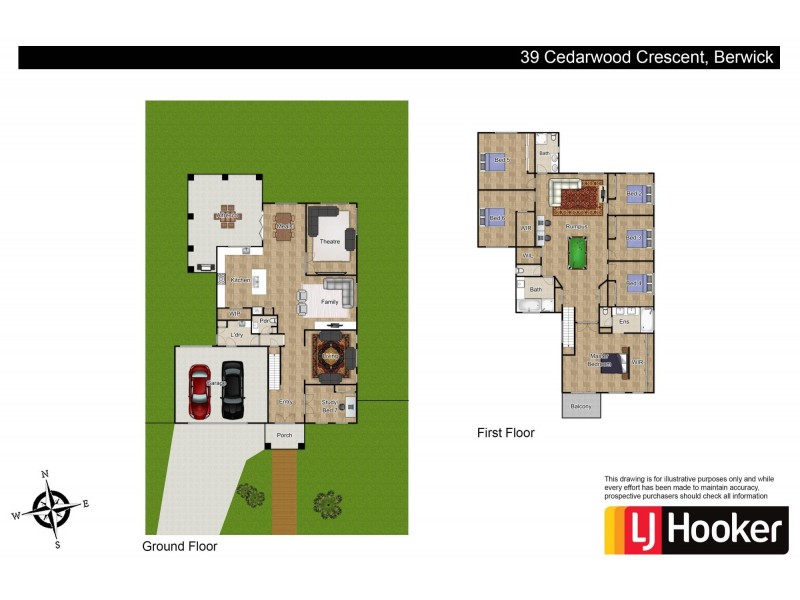 39 Cedarwood Crescent, Berwick VIC 3806 Floorplan