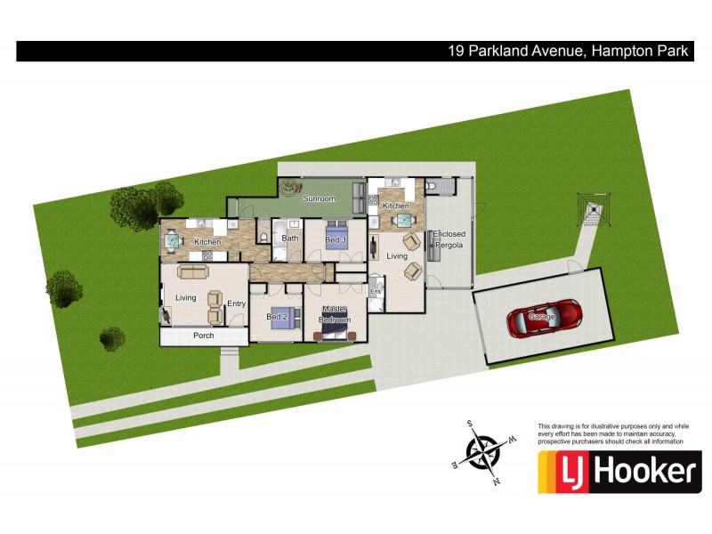 19 Parkland Avenue, Hampton Park VIC 3976 Floorplan