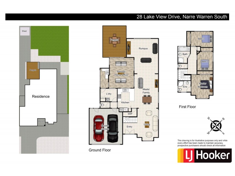 28 Lake View Drive, Narre Warren South VIC 3805 Floorplan