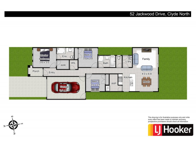 52 Jackwood Drive, Clyde North VIC 3978 Floorplan