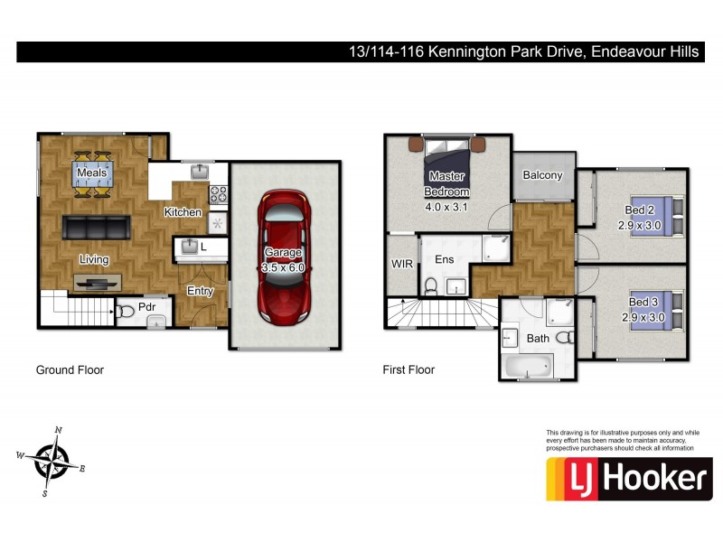 10/114-116 Kennington Park Drive, Endeavour Hills VIC 3802 Floorplan