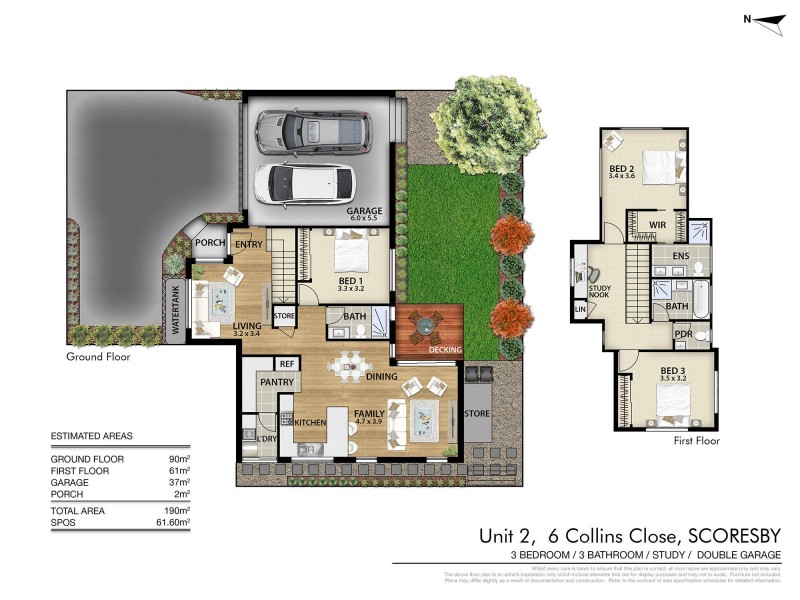6 Collins Close, Scoresby VIC 3179 Floorplan