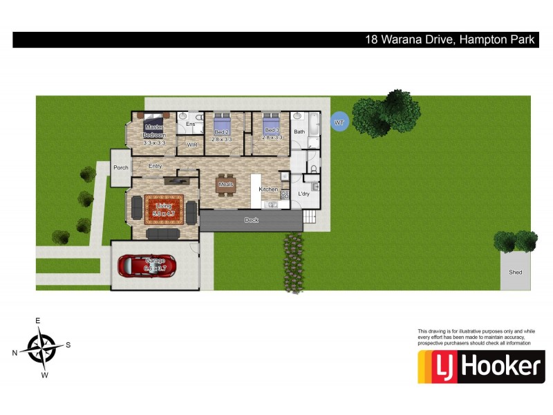 18 Warana Drive, Hampton Park VIC 3976 Floorplan