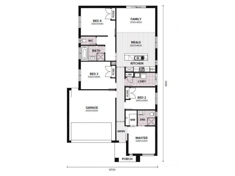 10 Merano Circuit, Cranbourne South VIC 3977 Floorplan