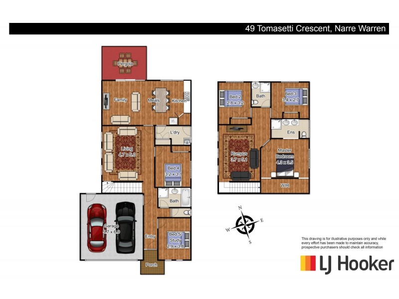 49 Tomasetti Crescent, Narre Warren VIC 3805 Floorplan