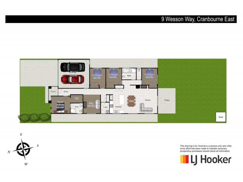 9 Wesson Way, Cranbourne East VIC 3977 Floorplan