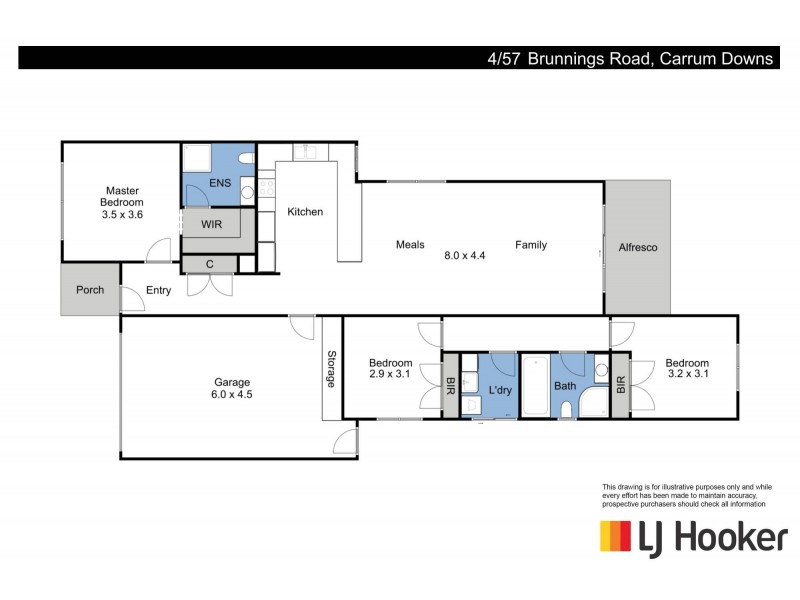 1-9/55 Brunnings Road, Carrum Downs VIC 3201 Floorplan
