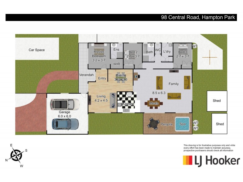 98 Central Road, Hampton Park VIC 3976 Floorplan