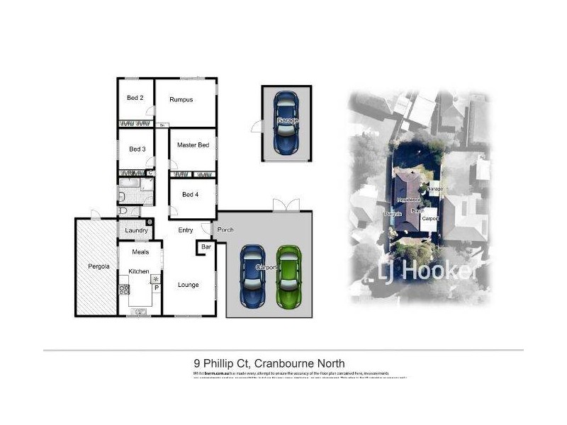 9 Phillip Court, Cranbourne North VIC 3977 Floorplan