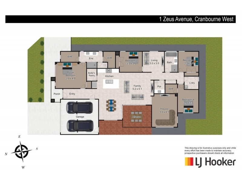 1 Zeus Avenue, Cranbourne West VIC 3977 Floorplan