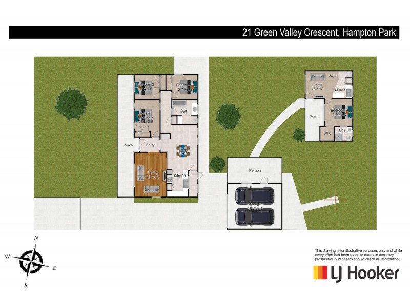 21 Green Valley Crescent, Hampton Park VIC 3976 Floorplan