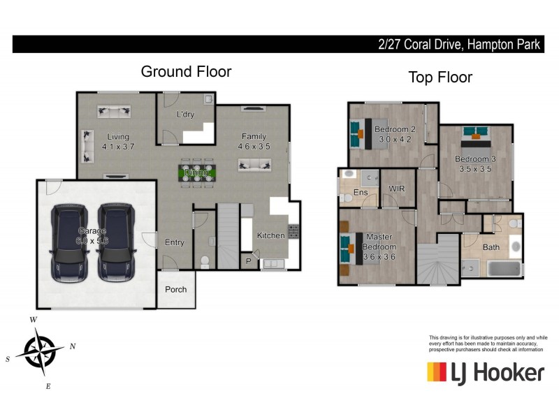 2/27-33 Coral Drive, Hampton Park VIC 3976 Floorplan