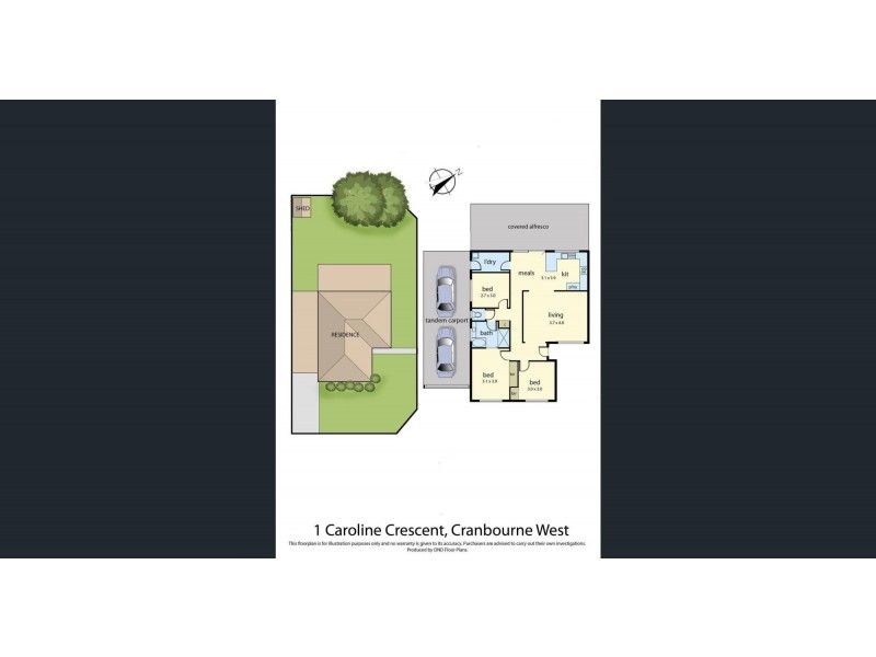 1 Caroline Crescent, Cranbourne West VIC 3977 Floorplan