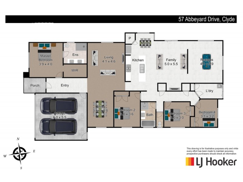 57 Abbeyard Drive, Clyde VIC 3978 Floorplan