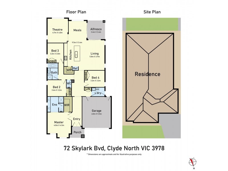 72 Skylark Boulevard, Clyde North VIC 3978 Floorplan