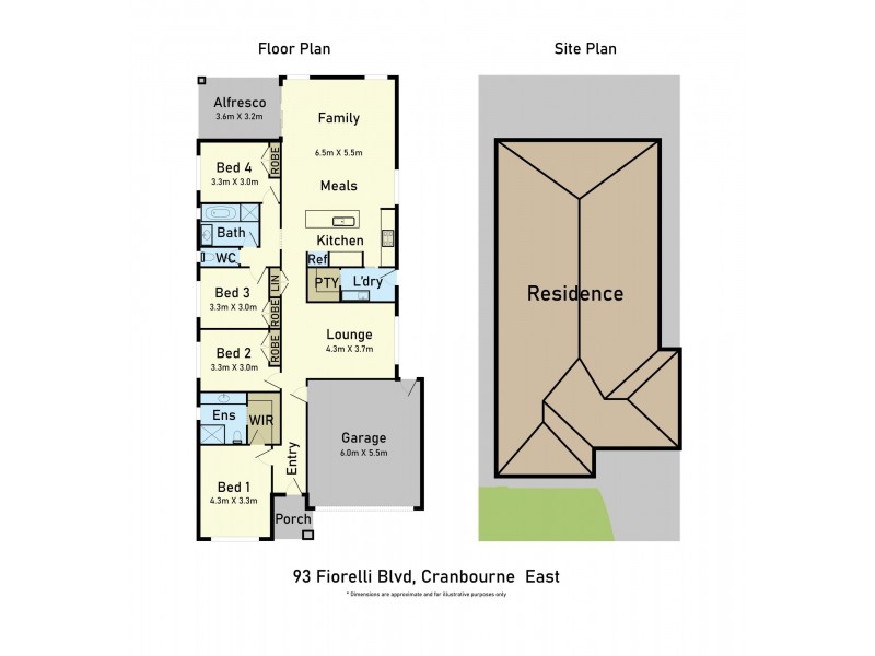 93 Fiorelli Boulevard, Cranbourne East VIC 3977 Floorplan