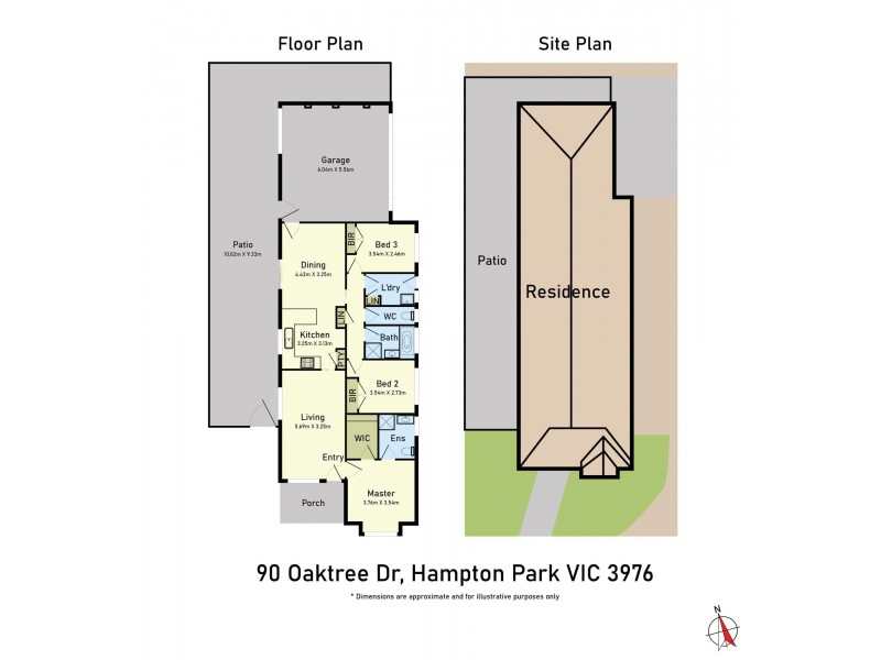 90 Oaktree Drive, Hampton Park VIC 3976 Floorplan