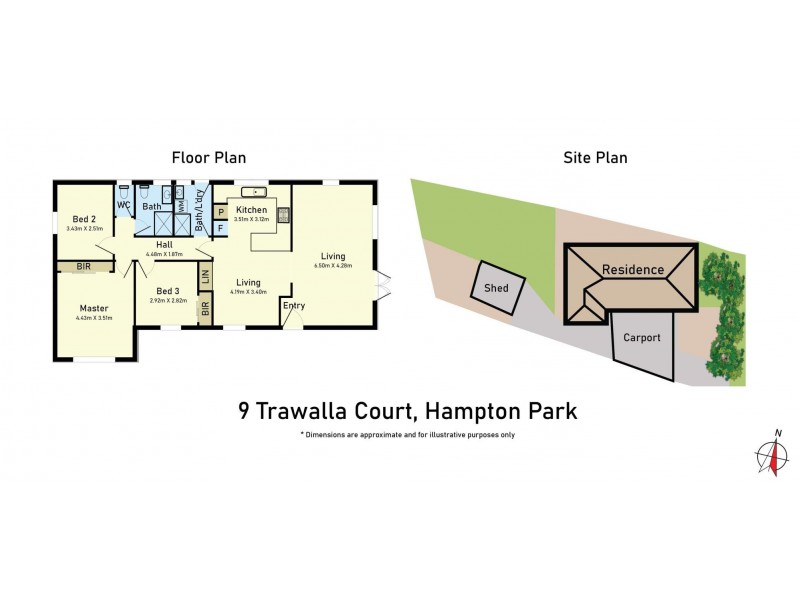 9 Trawalla Court, Hampton Park VIC 3976 Floorplan