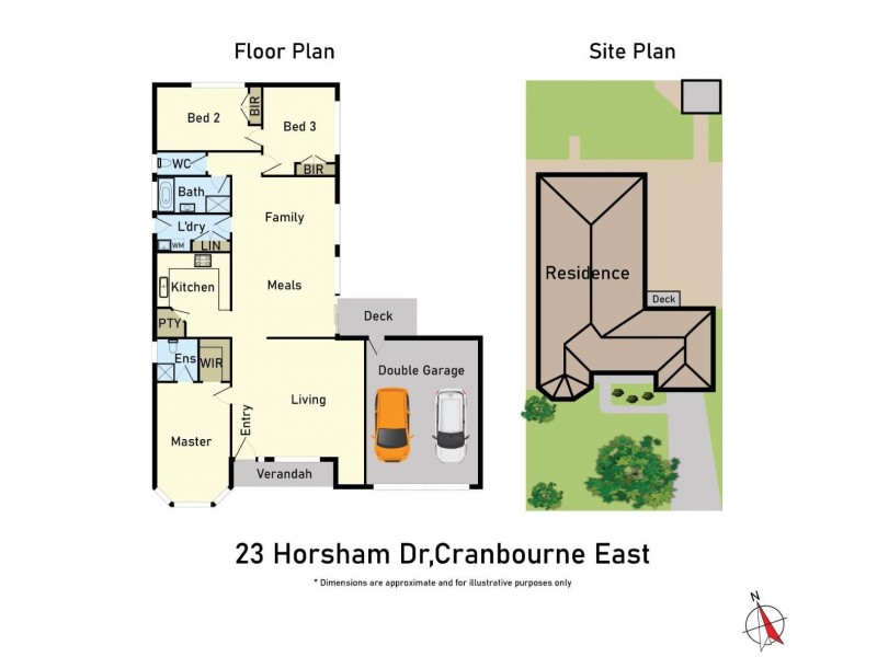 23 Horsham Drive, Cranbourne East VIC 3977 Floorplan