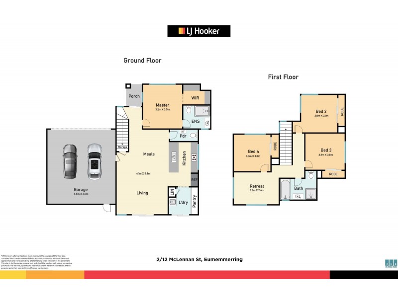 2/12 McLennan Street, Eumemmerring VIC 3177 Floorplan