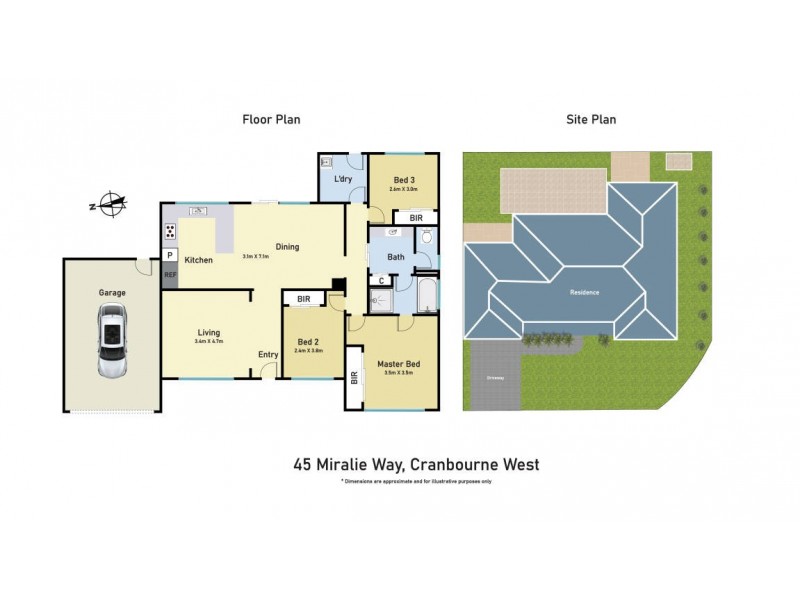 45 Miralie Way, Cranbourne West VIC 3977 Floorplan