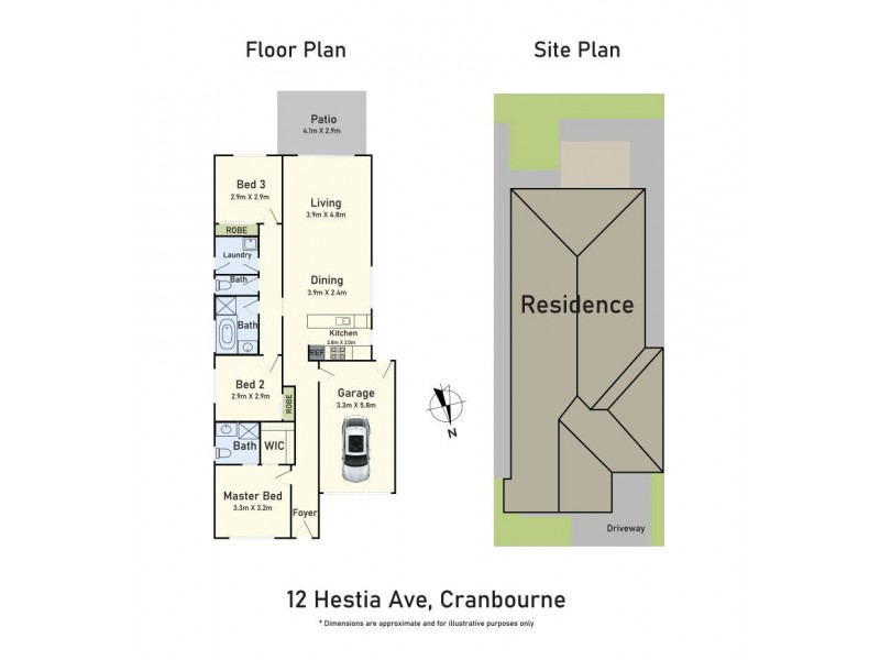 12 Hestia Avenue, Cranbourne West VIC 3977 Floorplan