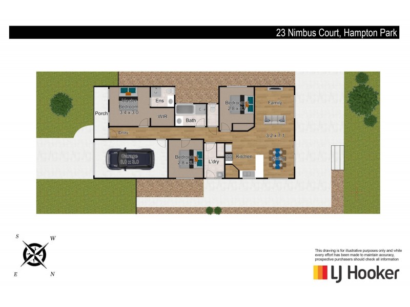 23 Nimbus Court, Hampton Park VIC 3976 Floorplan