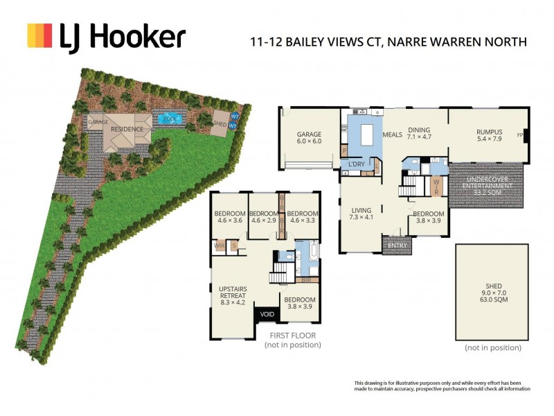11-12 Bailey Views Court, Narre Warren North VIC 3804 Floorplan
