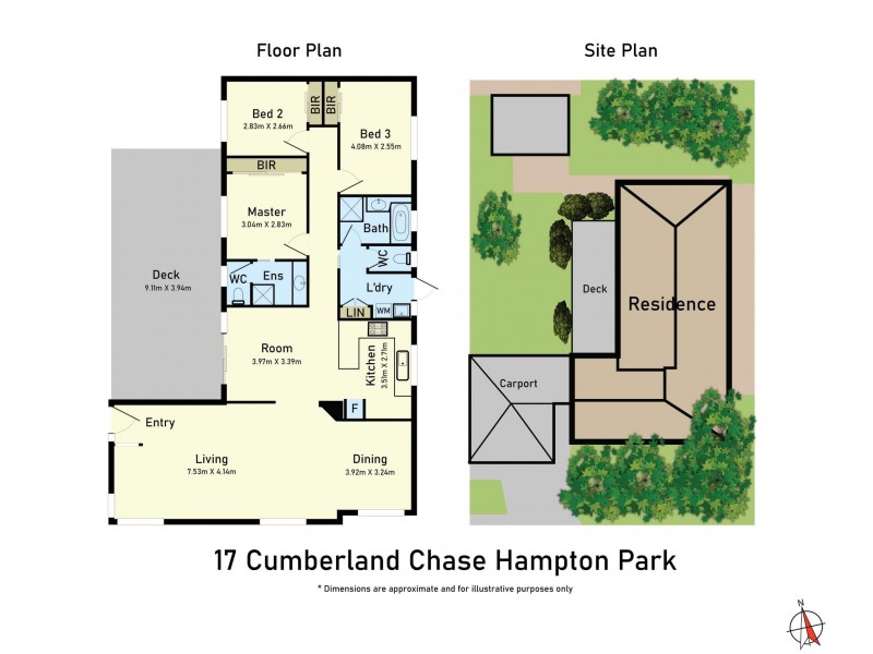 17 Cumberland Chase, Hampton Park VIC 3976 Floorplan