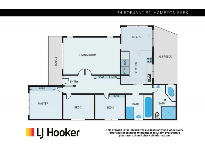 74 Robjant Street, Hampton Park VIC 3976 Floorplan