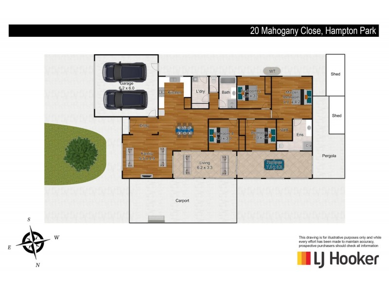 20 Mahogany Close, Hampton Park VIC 3976 Floorplan