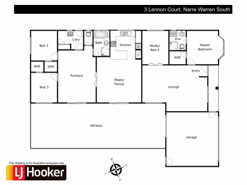 3 Lennon Court, Narre Warren South VIC 3805 Floorplan
