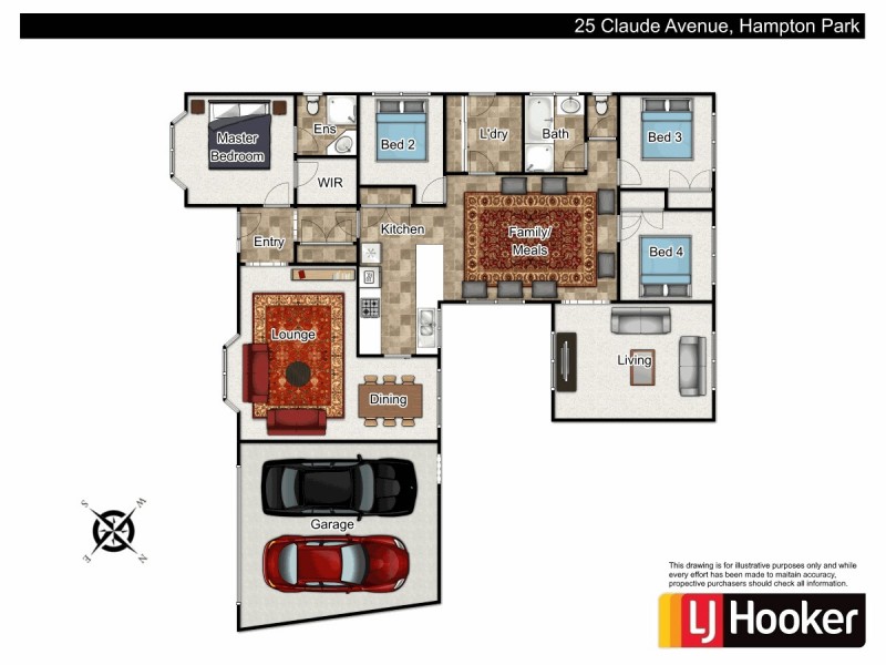 25 Claude Avenue, Hampton Park VIC 3976 Floorplan