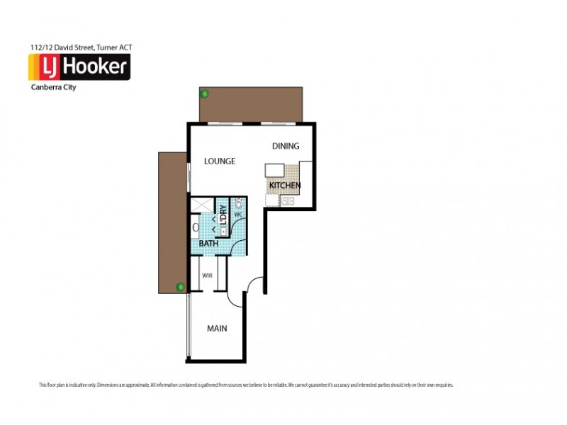 112/12 David Street, Turner ACT 2612 Floorplan