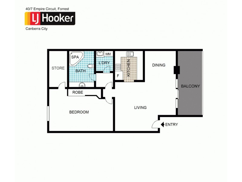 40/7 Empire Circuit, Forrest ACT 2603 Floorplan