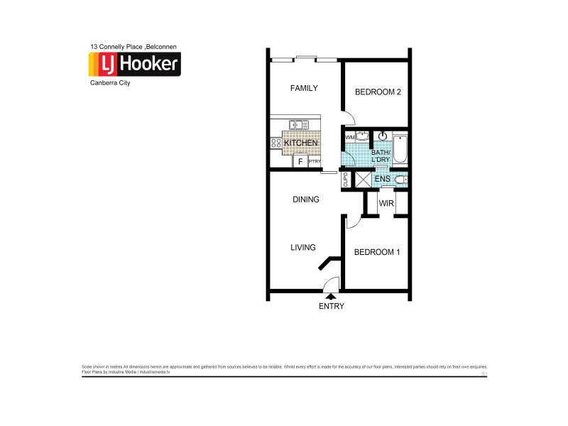 13 Connelly Place, Belconnen ACT 2617 Floorplan