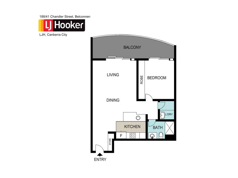 149/41 Chandler Street, Belconnen ACT 2617 Floorplan