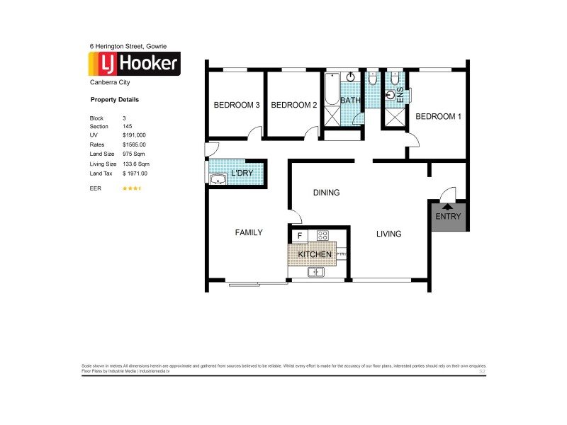 6 Herington Street, Gowrie ACT 2904 Floorplan