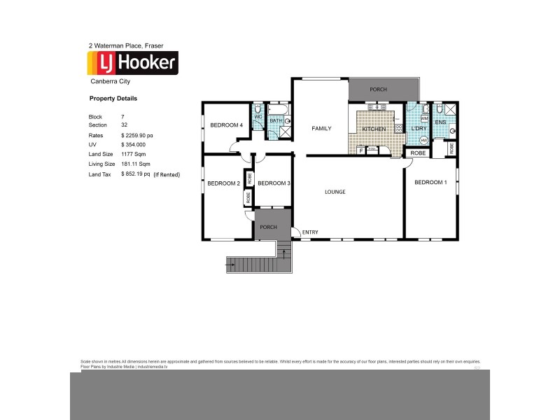 2 Waterman Place, Fraser ACT 2615 Floorplan