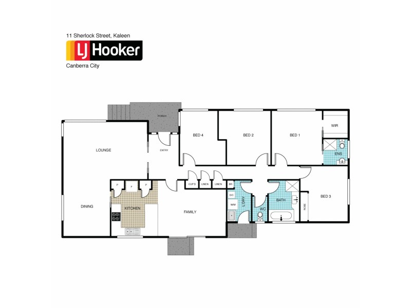 11 Sherlock Street, Kaleen ACT 2617 Floorplan