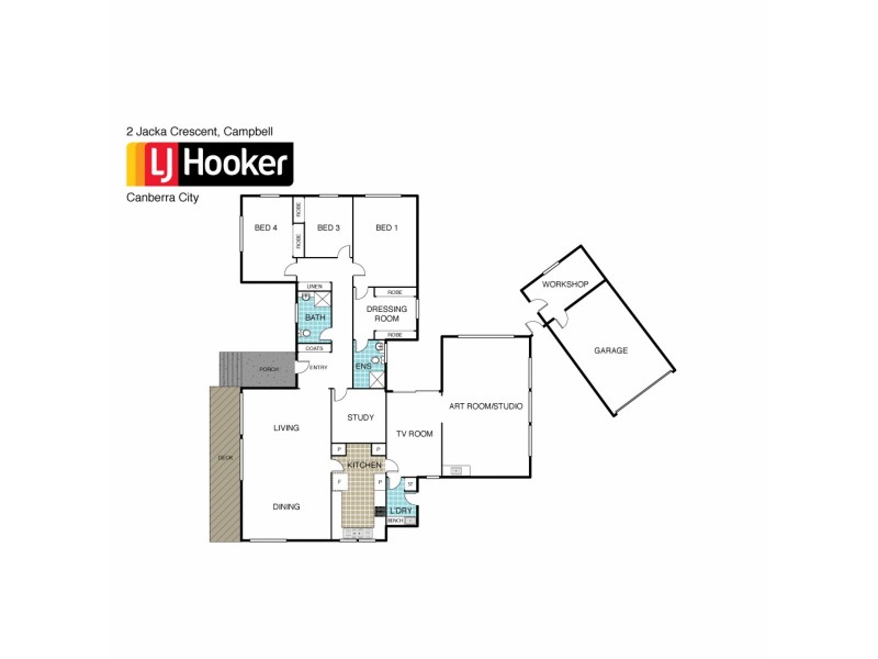 2 Jacka Crescent, Campbell ACT 2612 Floorplan