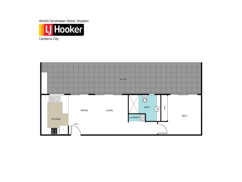 404/24 Girrahween Street, Braddon ACT 2612 Floorplan