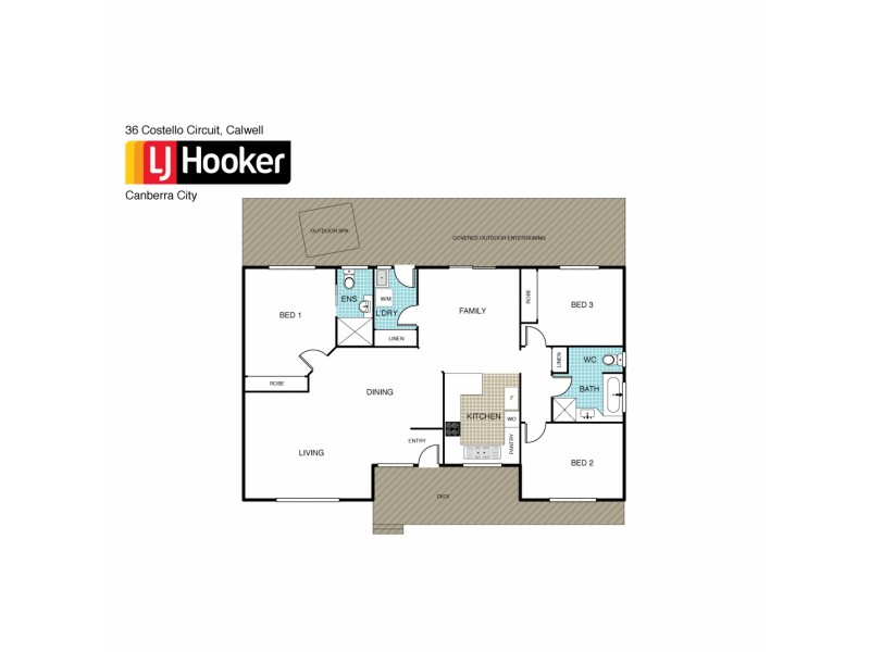36 Costello Circuit, Calwell ACT 2905 Floorplan