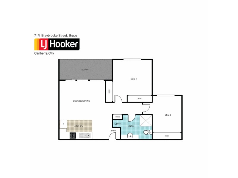 71/1 Braybrooke Street, Bruce ACT 2617 Floorplan