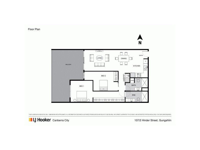 107/2 Hinder Street, Gungahlin ACT 2912 Floorplan