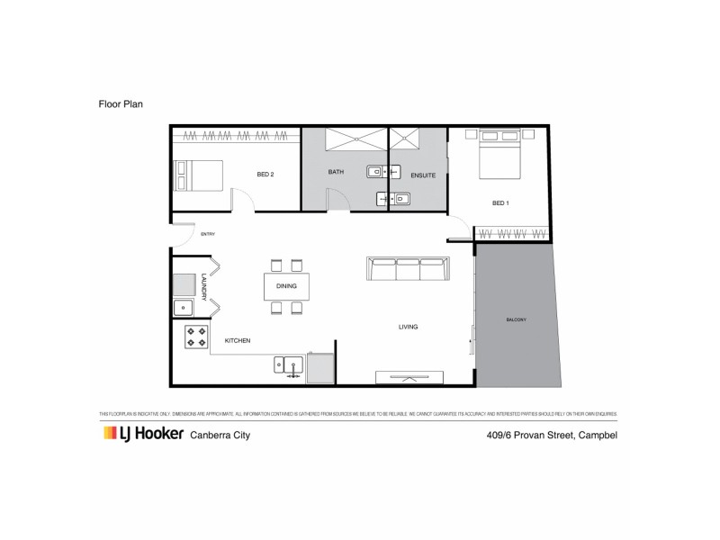 409/6 Provan Street, Campbell ACT 2612 Floorplan
